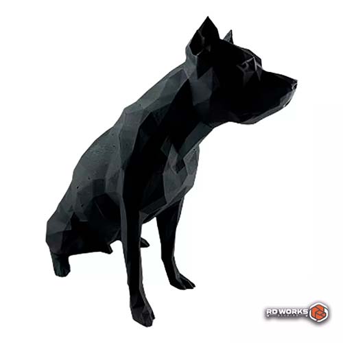 Estátua Decoração Pitbull